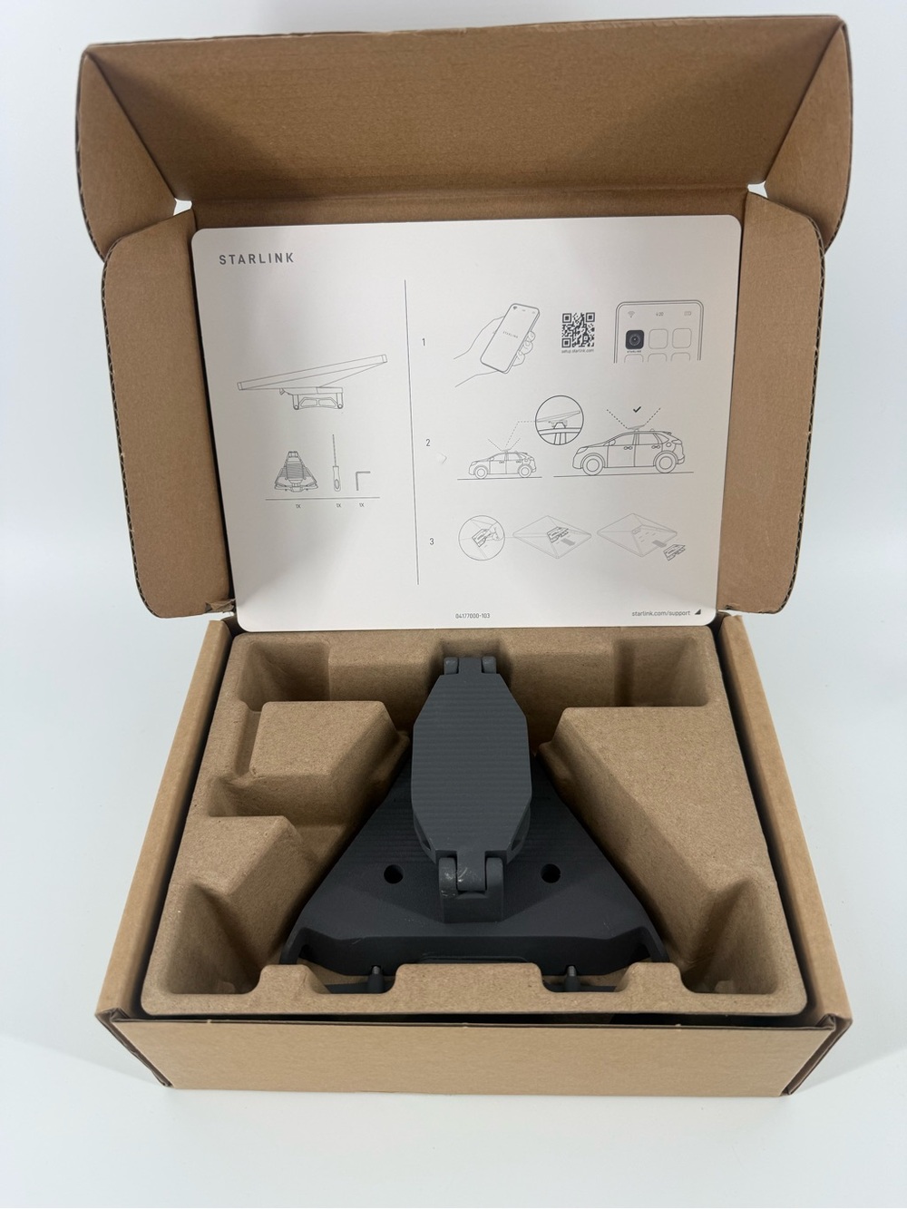 SpaceX Starlink Mini Aluminum Roof Rack Mount & Rail Crossbar Bracket Kit in Box